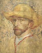 Vincent Van Gogh Self-Portrait with Straw Hat (nn04) painting